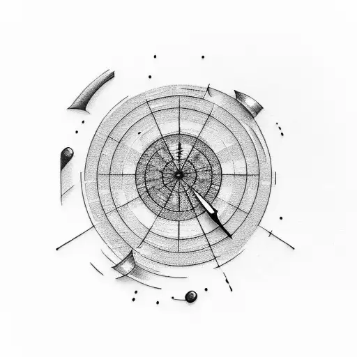 A Dart Hitting The Bullseye With Precision