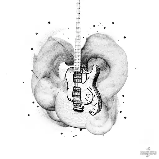 Guitar Dj Mixer Guitar Amplifier Music Sheet