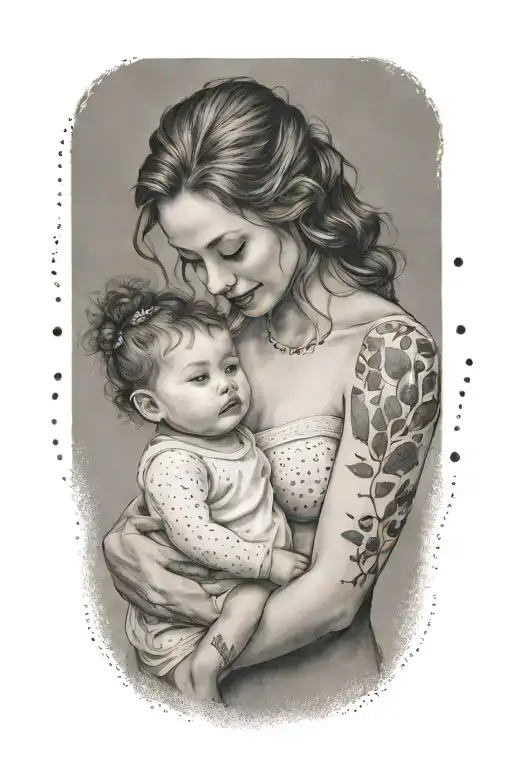 Mother And Toddler Girl