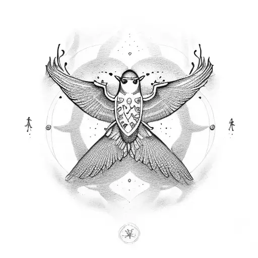 Tree Of Life With Red Robin