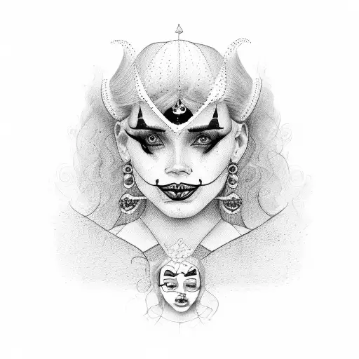 Chicano Female Clown