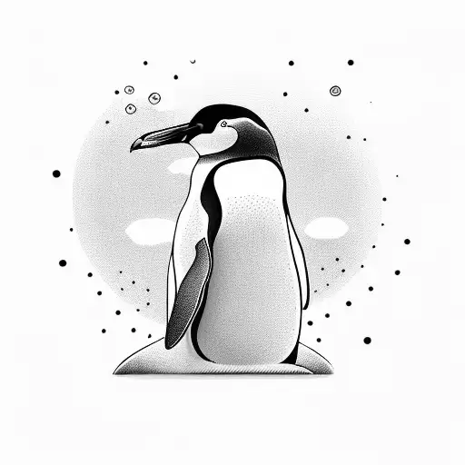 Hoiho Penguin Side Profile Walking