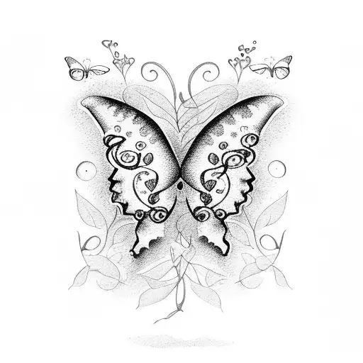 Vine With Butterflies