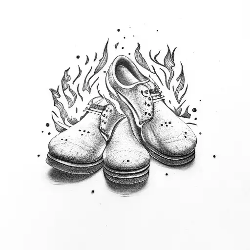 Shoes With Fire Bottom