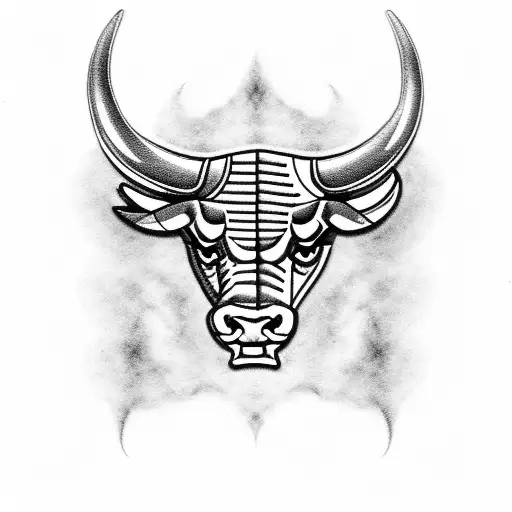 Chicago Bulls Logo Breathing Smoke That Reads Taurus