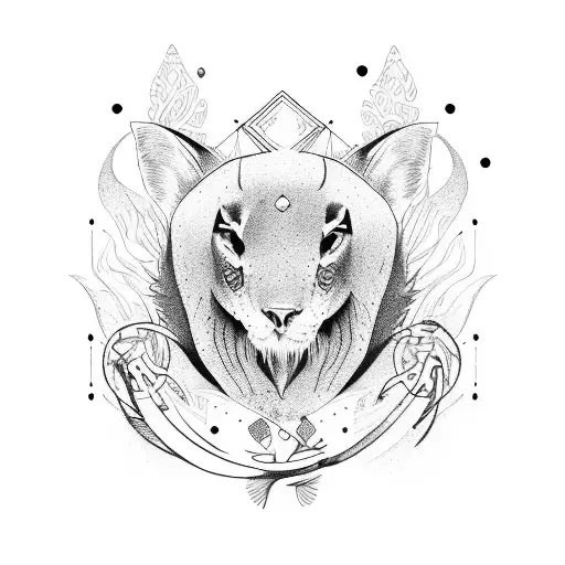 Heartbeat Line With Animals On It