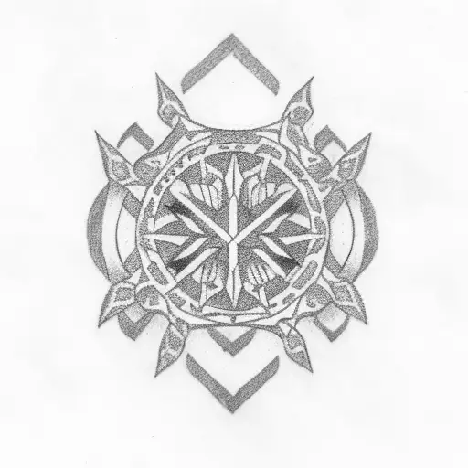 Pueblo Of Zia Symbol