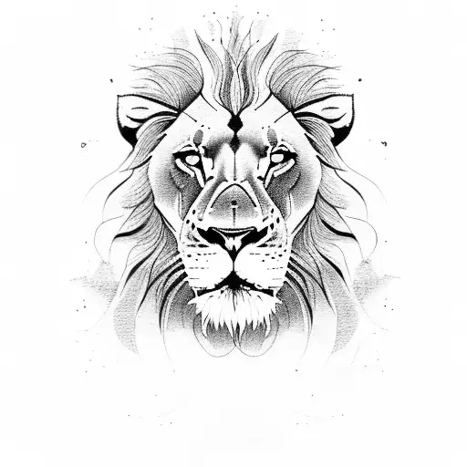 Lion With Quote