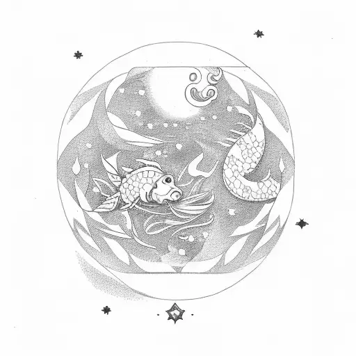 Leo And Aquarius Constellations Above Koi No Yokan