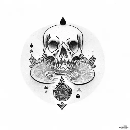 Poker Card King Death