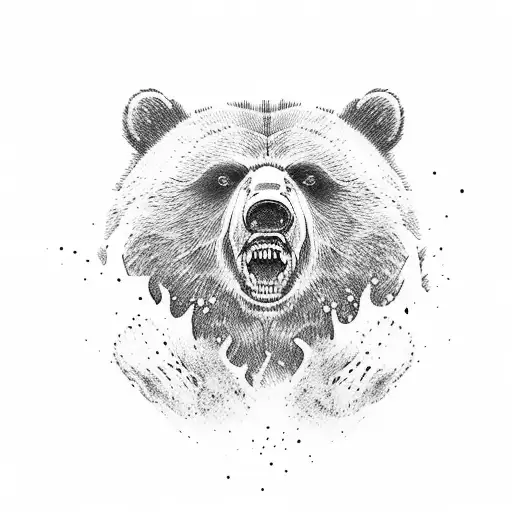 Grizzly Bear Paw Print