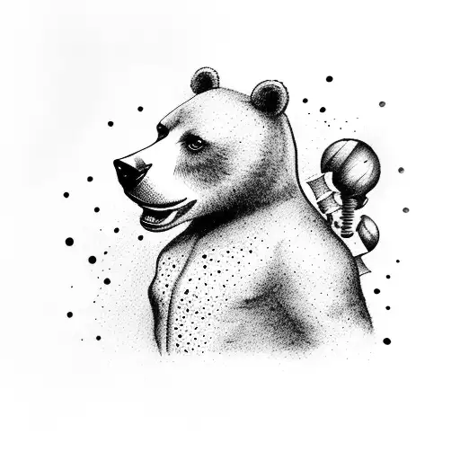 Sad Circus Bear