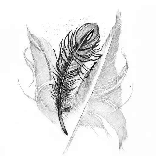 Feather Writting A Letter