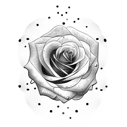 Rose With Dog Paw Or Rosie Name