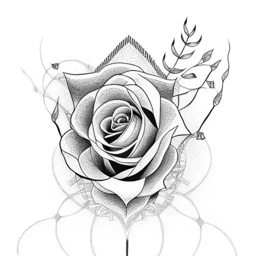 Different Flowers On A Linear Band