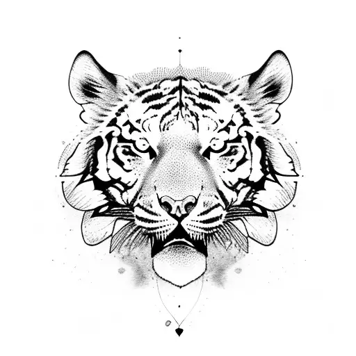 Adlayfom Tiger With Wolf