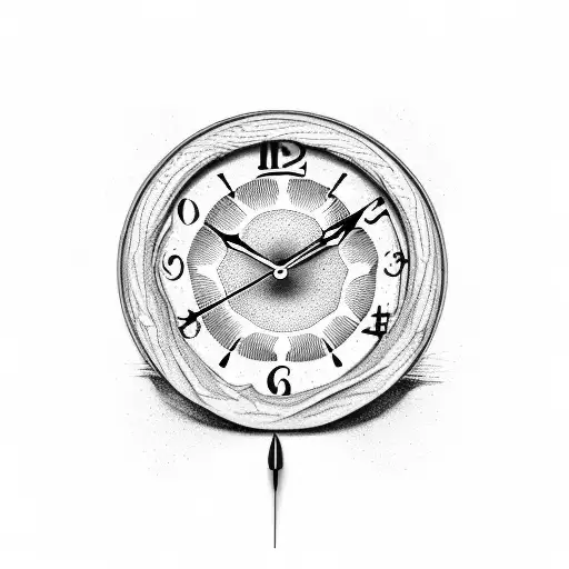 Melting Clock Watch