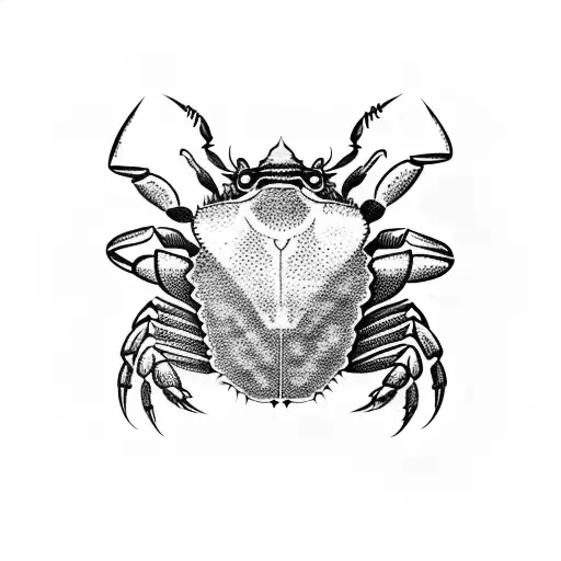 A Fierce-looking Crab Shredding On A Guitar