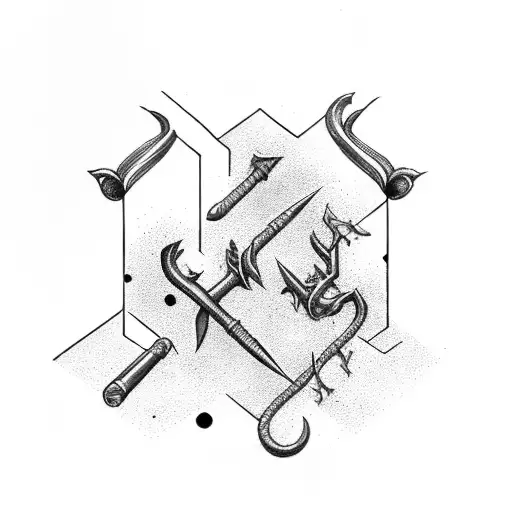 Hammer And Nail With Infinity Symbol