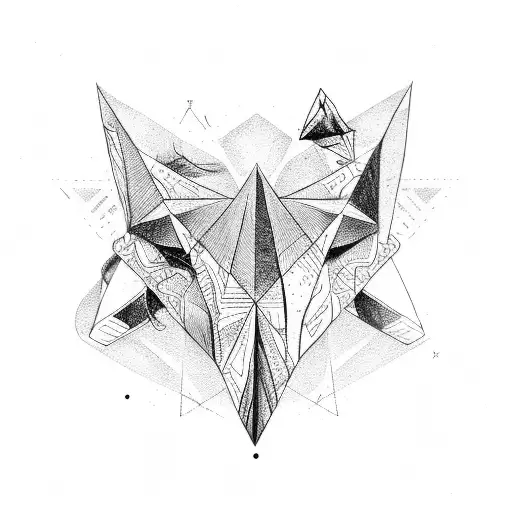 Triangles With Black Arm Band