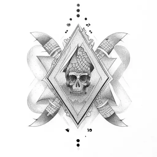 Black Dice Showing Numbers 4 And 3