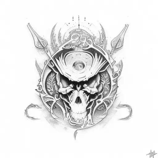An Intricate Design Combining Elements Of Brotherhood And Mortality