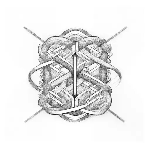 Dna Strand Intertwined With Dollar Signs