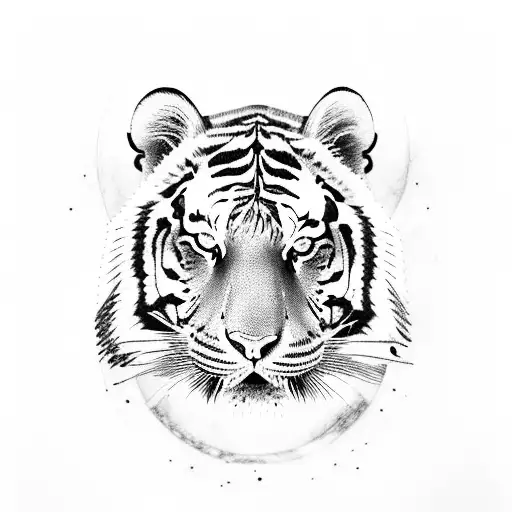 Tiger With Name Mayan