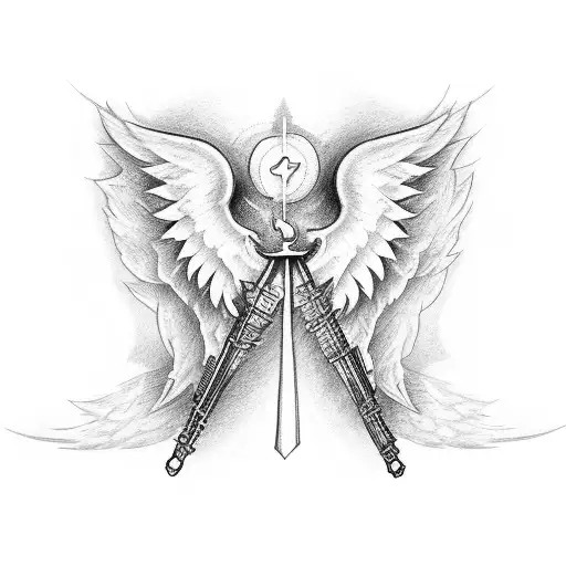 Playing Card With Angel Memorial Wings Centered And The Words All 4 Grake Inside Of It