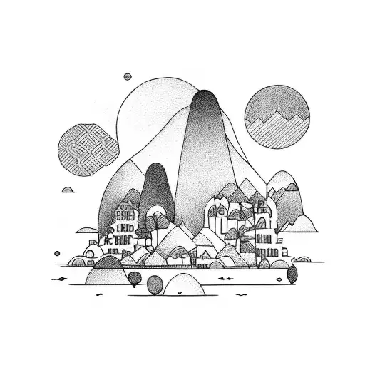 Feminine And Travel And House Plants And And Bird And Mountains