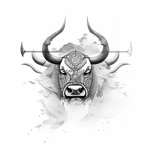 Warrior With Bull Spirit
