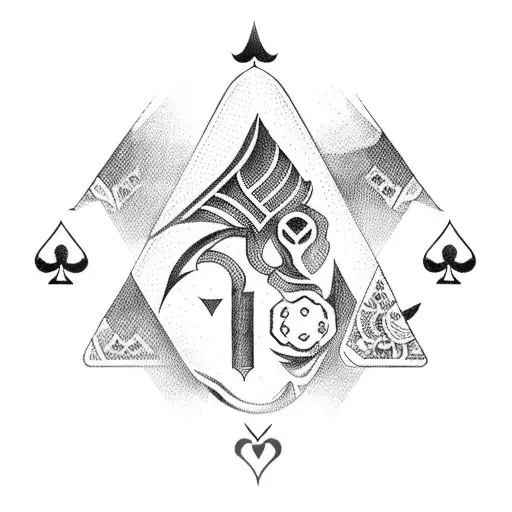 A Deck Of Cards With Gaming Symbols Instead Of Traditional Suits