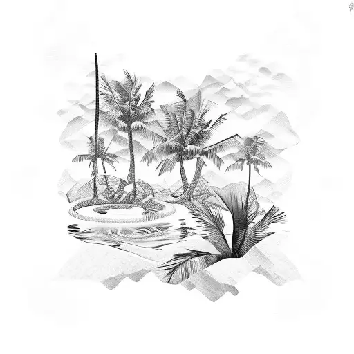 Tribal Tropical Beach