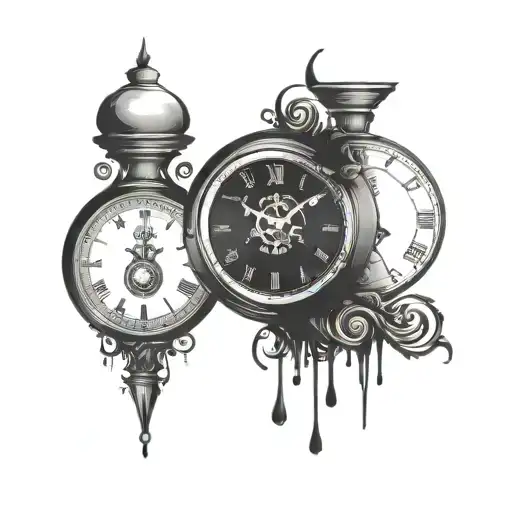 Forex Trading Candlesticks With Tear Clock Face