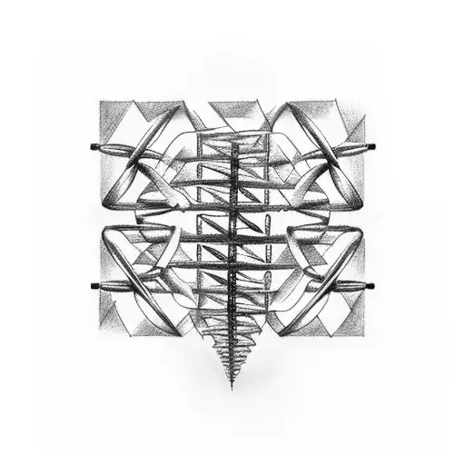 A Weightlifting Barbell Morphing Into A Dna Double Helix