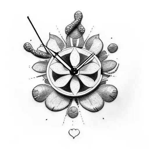 Combine 4 Leaf Clover And Clock