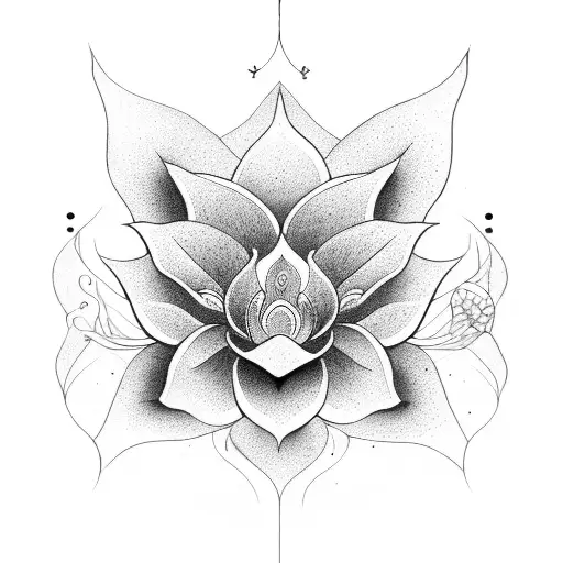 Lotus Flower And Libra