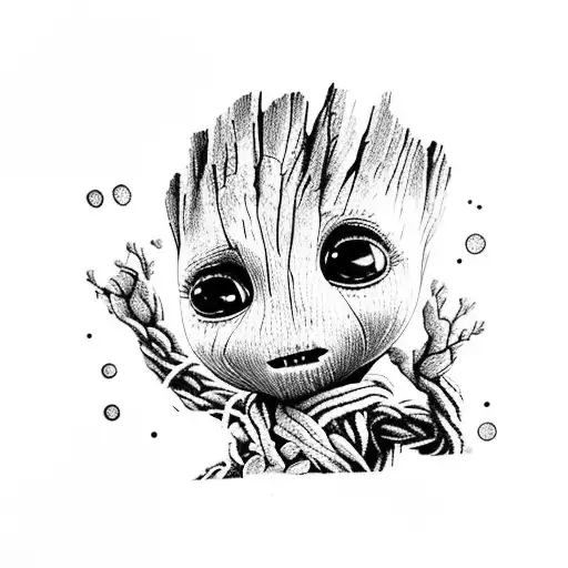 Baby Groot With Camera