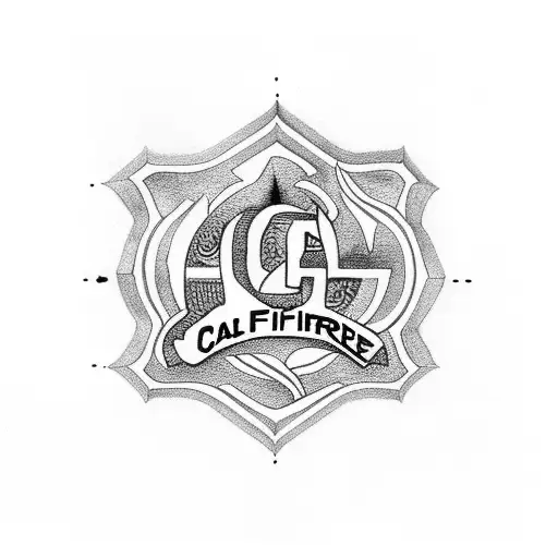 Cal Fire Logo With 3104 Inside
