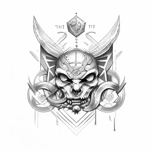 The Word Invictus In Classic Roman Font Style