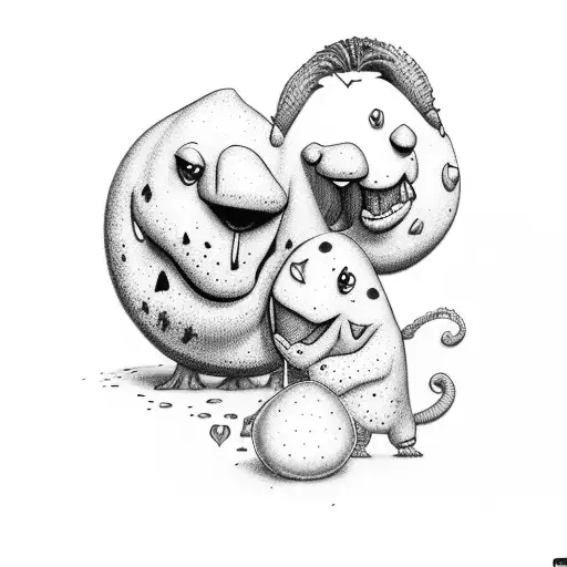 Bam Bam And Pebbles In Love