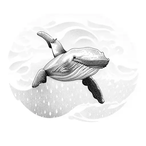 Whale Jumping From Water