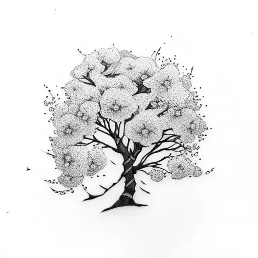 Realistic Cherry Blossom Tree