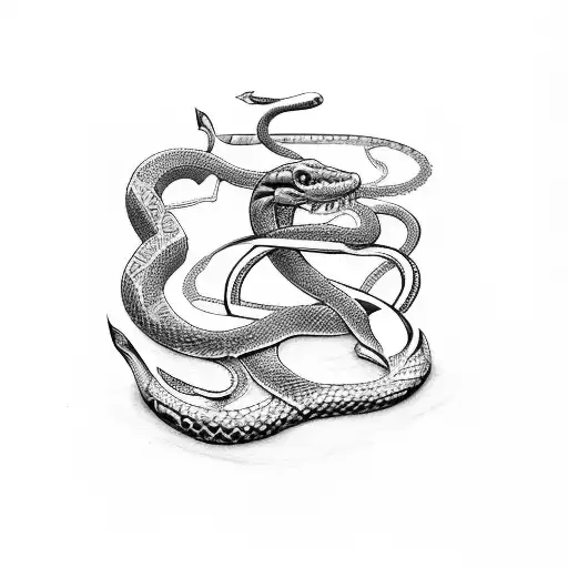 Sword With Snake On It