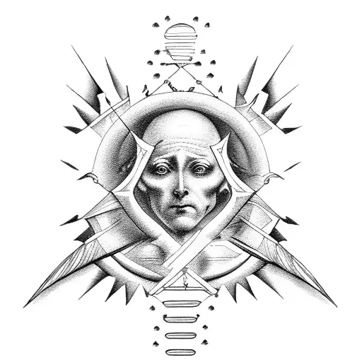 Creation Of Adam With Gates Of Heaven And Angles Playing The Harp