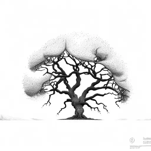 Oak Tree With No Leaves