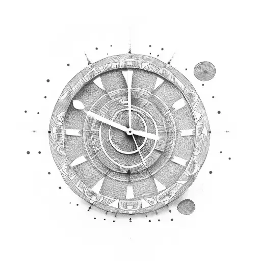 Enjoying The Passage Of Time Worked Into A Clock Design