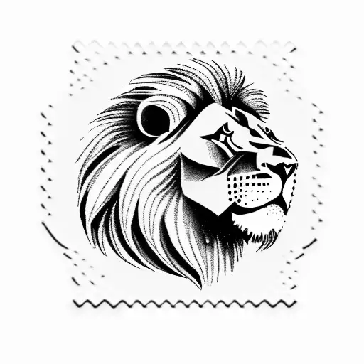 Stamp With Lion