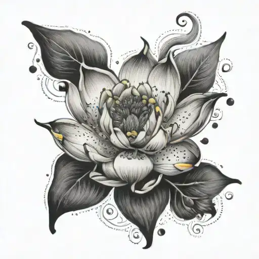 Alas De Angel Flor De Loto Flower