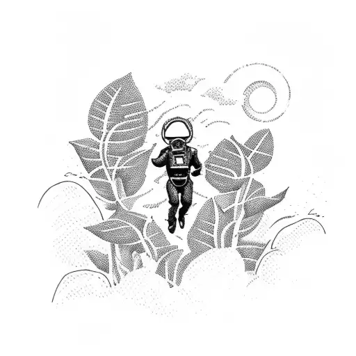 A Skydiver Soaring Through A Field Of Coffee Plants